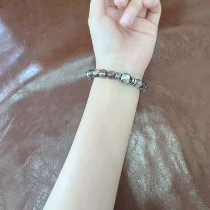 Vitality Veil Red Phantom Silver Bracelet（YS-20251111-3）