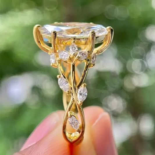 Art Deco Bezel Setting Oval Cut Garnet Sapphire Engagement Ring