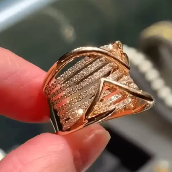 4ctw Round Cut White Sapphire Wedding Engagement Band