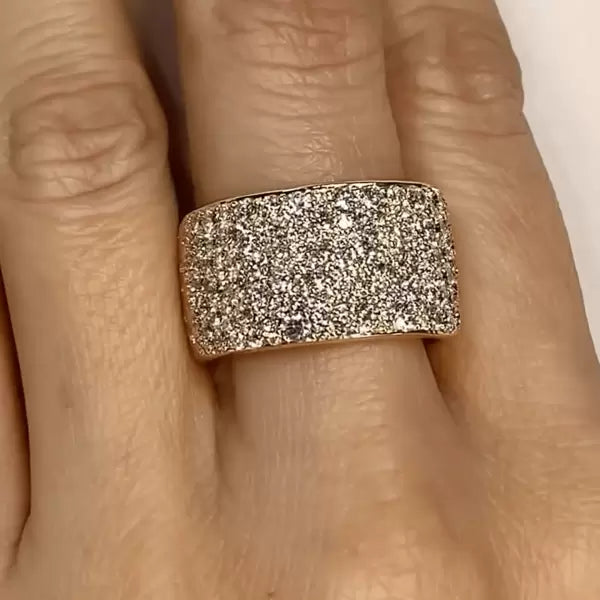 4.2ctw Round Cut White Sapphire Vintage Magical Ring