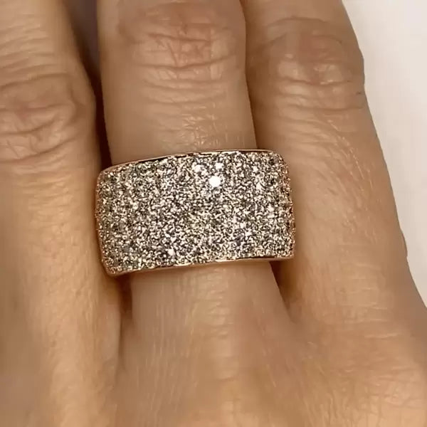 4.2ctw Round Cut White Sapphire Vintage Magical Ring