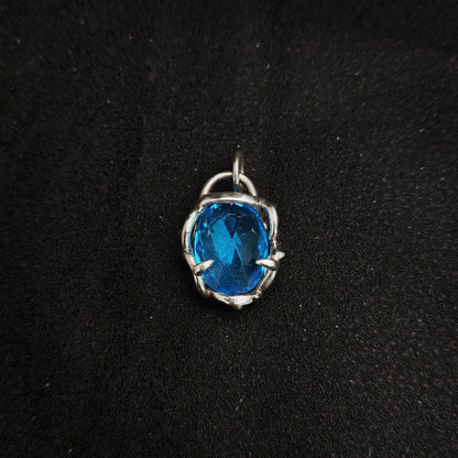 925 Sterling Silver Thorn Rose Pendant Necklace | Delicate Unisex Couple Design（YS-20250926-2）