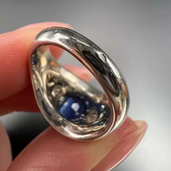 Vintage 4.5ctw Oval Cut Sapphire Ring