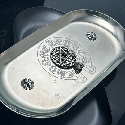 Fashion European-Style Black Gem Star Pendant Necklace | 65cm Chain（GS-20250912-6）