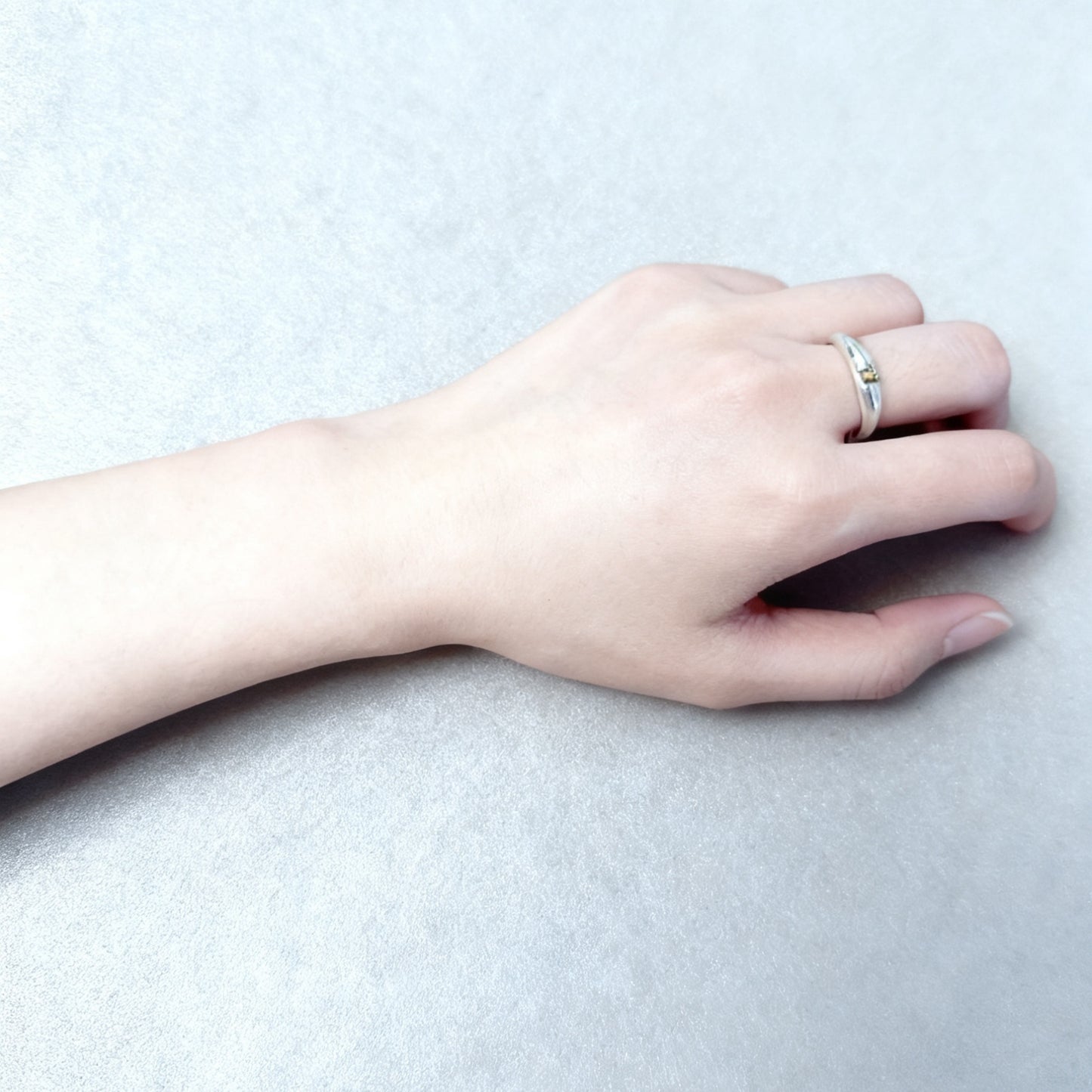 Serenity Shard Sterling Silver Inlaid Ring（YS-20251111-13）