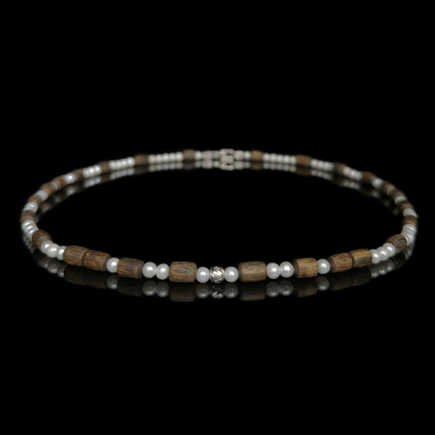 Equinox ·Driftwood Pearl Necklace（EQ-251117-C）