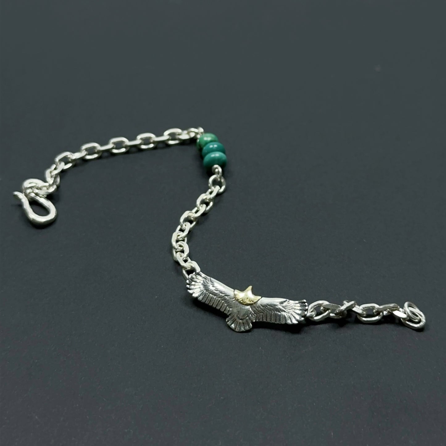 Turquoise Whisper: Sterling Silver Wing Chain（YS-20251111-4）