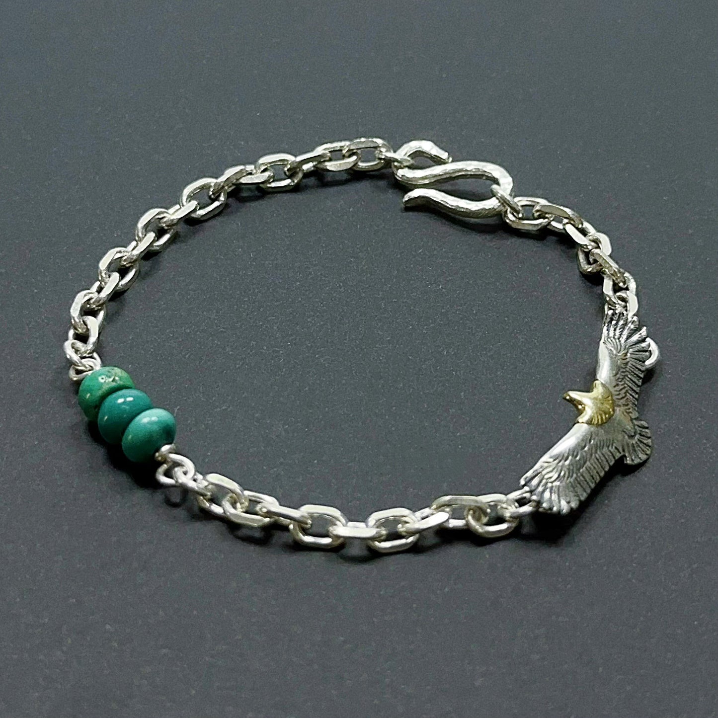 Turquoise Whisper: Sterling Silver Wing Chain（YS-20251111-4）