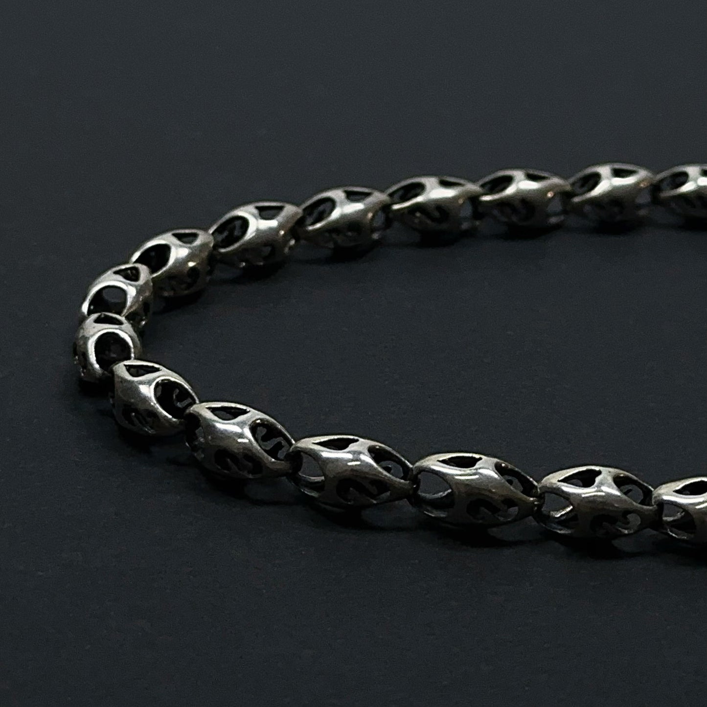 Whisper Link: Sterling Silver Oval Necklace（YS-20251111-15）