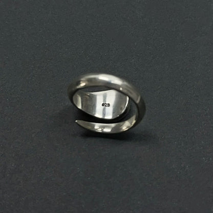 Eternal Bloom Sterling Silver Etched Ring（YS-20251111-14）