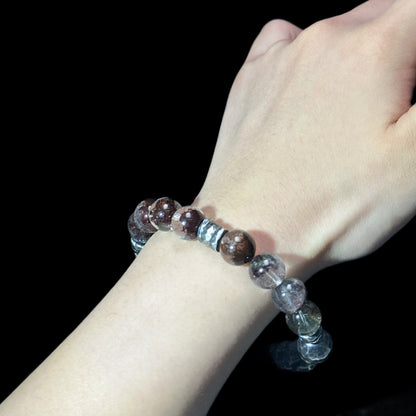 Green Phantom Quartz Energy Bracelet · 925 Silver(YS-20251203-17）