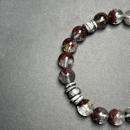 Green Phantom Quartz Energy Bracelet · 925 Silver(YS-20251203-17）