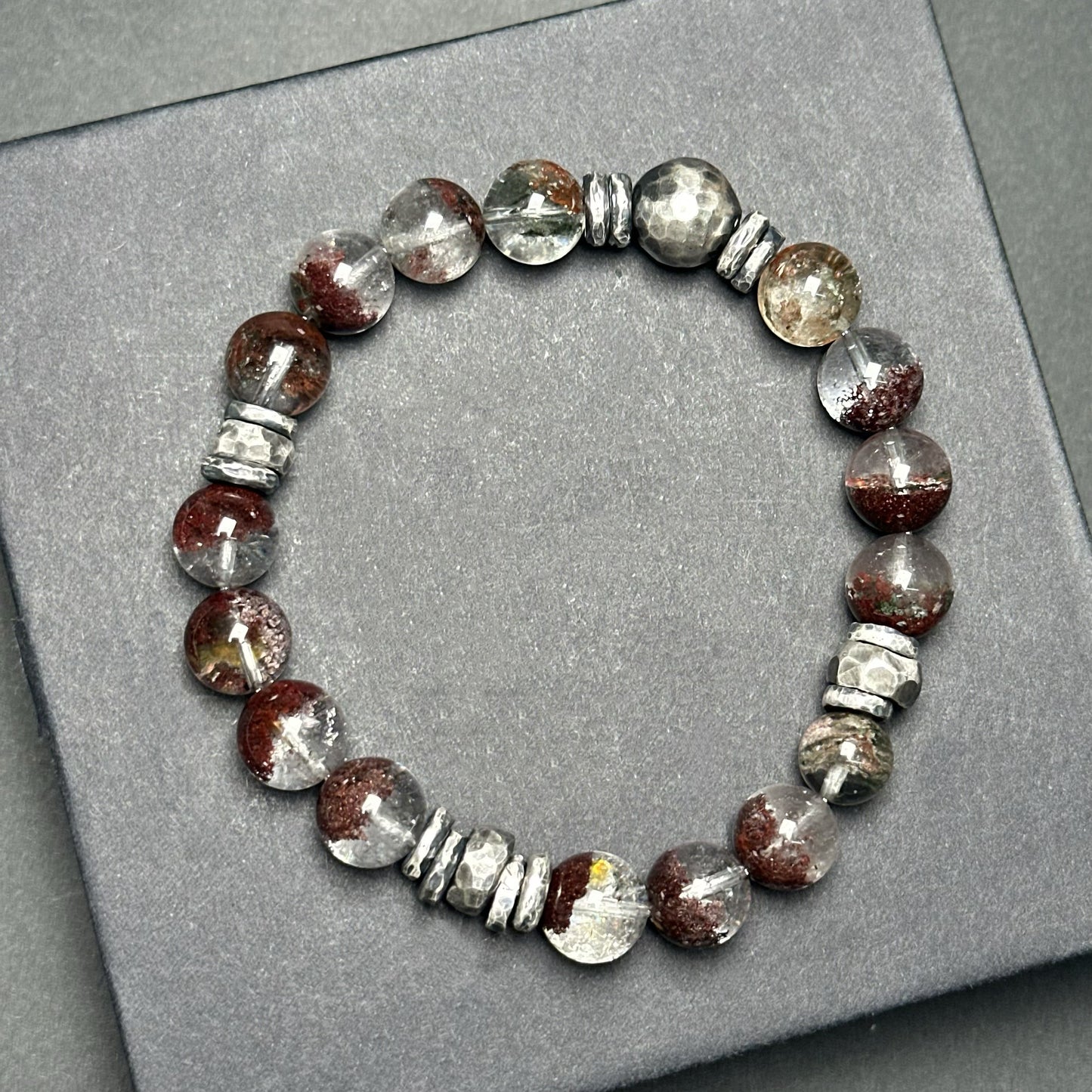 Green Phantom Quartz Energy Bracelet · 925 Silver(YS-20251203-17）