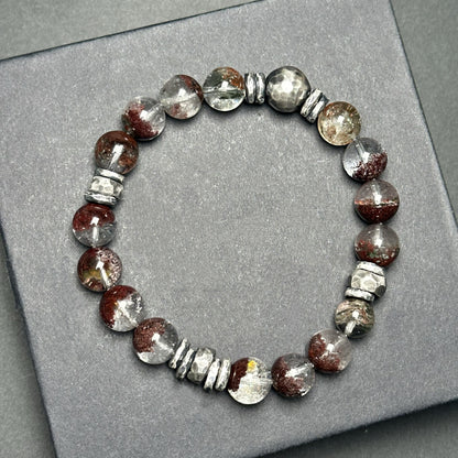 Green Phantom Quartz Energy Bracelet · 925 Silver(YS-20251203-17）