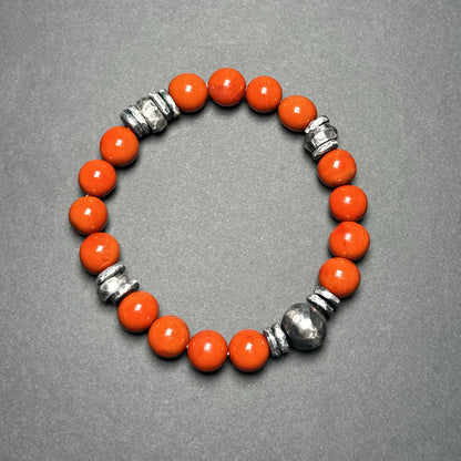 Prosperity & Vitality Red Agate Bracelet · 925 Silver（YS-20251203-20）