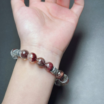 Green Phantom Quartz Energy Bracelet · 925 Silver(YS-20251203-17）